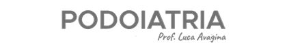 Logo del sito Podoiatria.it con collegamento per raggiungere il sito web