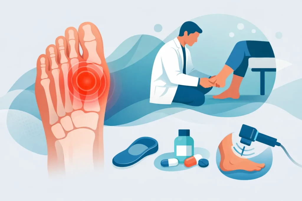 Metatarsalgia avampiede cause e trattamento