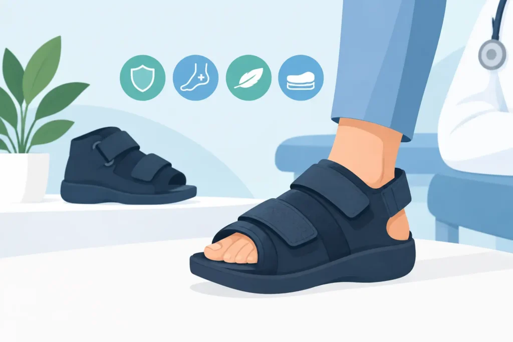 Come scegliere scarpe postoperatorie sicure