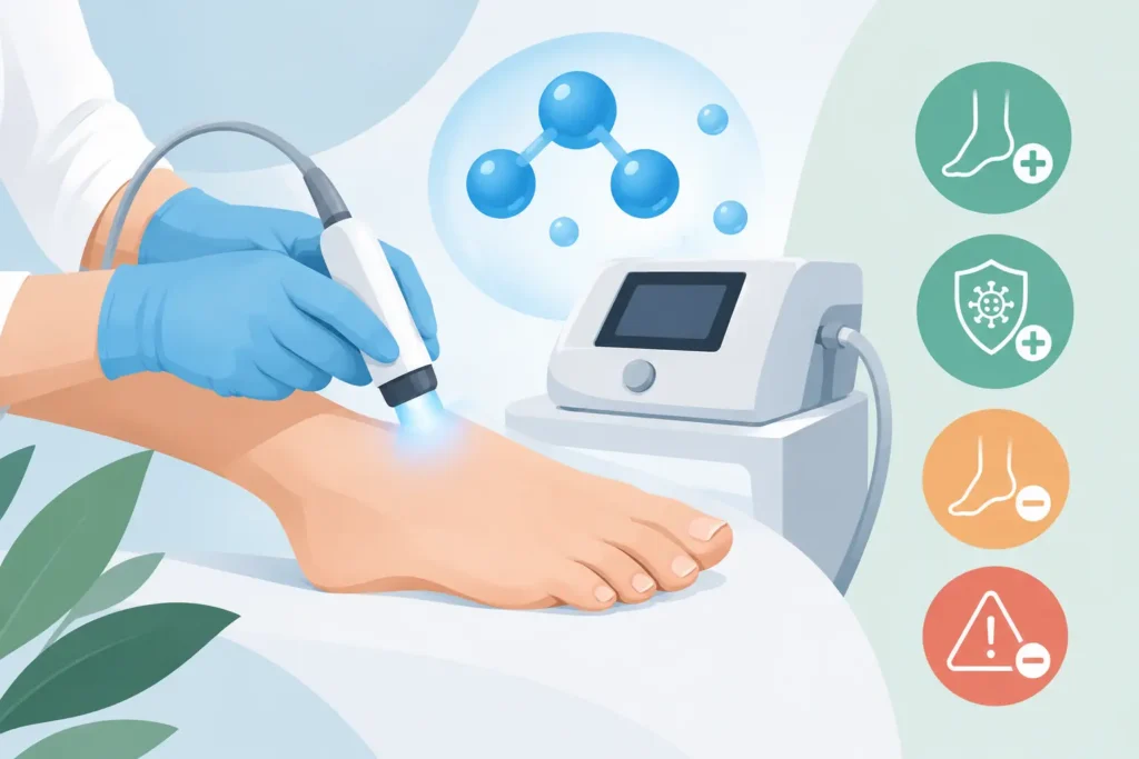Ozonoterapia podologica: usi e limiti