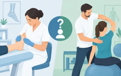 Podologo versus fisioterapista: quale scegliere?